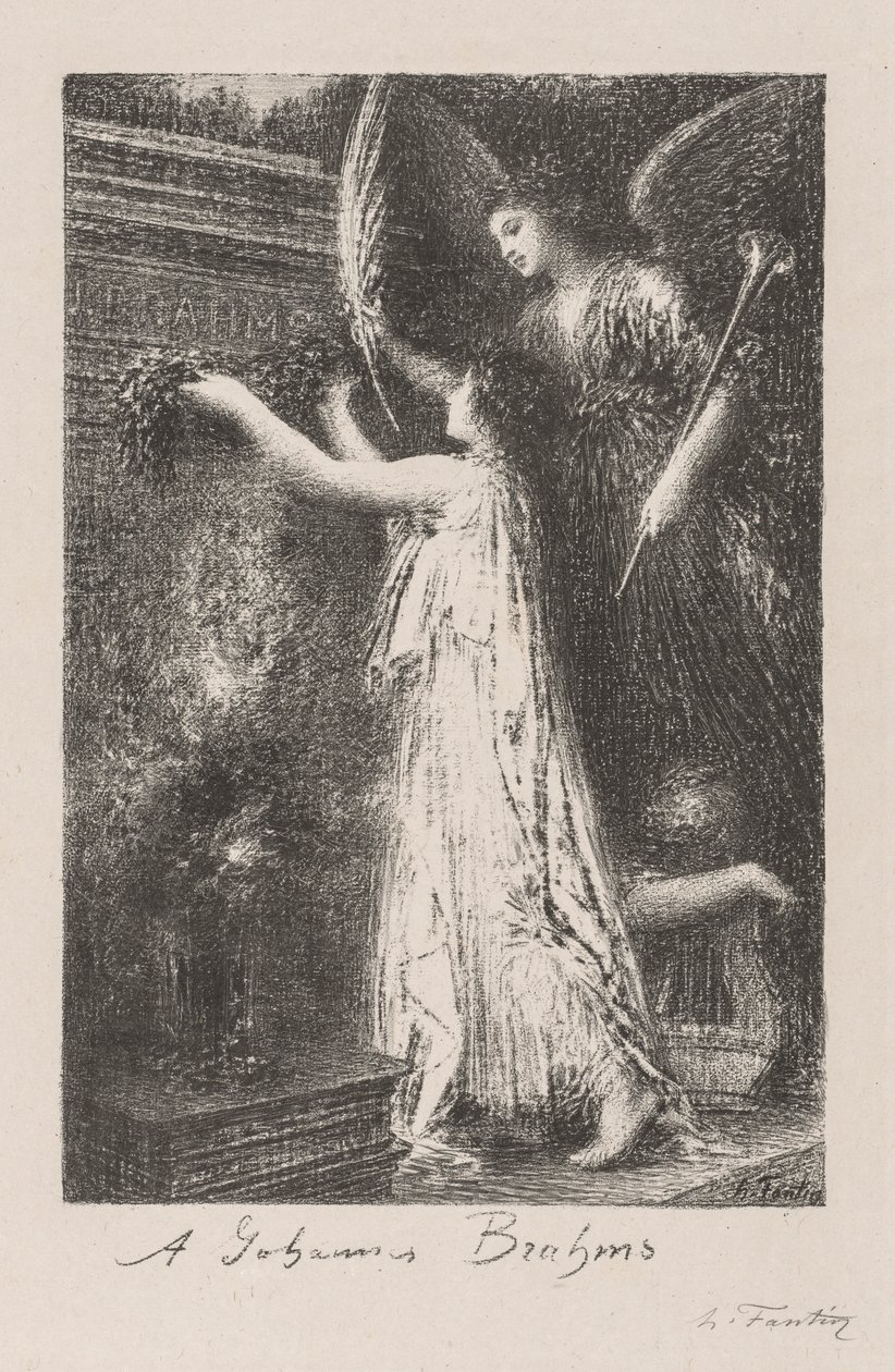 Johannes Brahmsnak alkotó: Ignace Henri Jean Fantin Latour