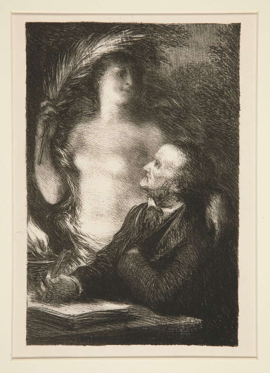 La Muse (A múzsa) alkotó: Ignace Henri Jean Fantin Latour