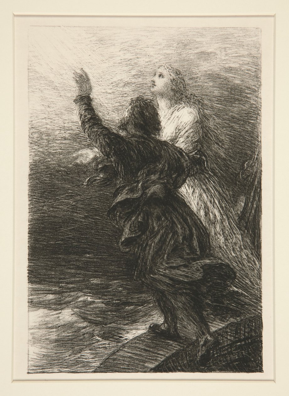 A repülő holland: III. felvonás, Zenta és a holland extázisa alkotó: Ignace Henri Jean Fantin Latour