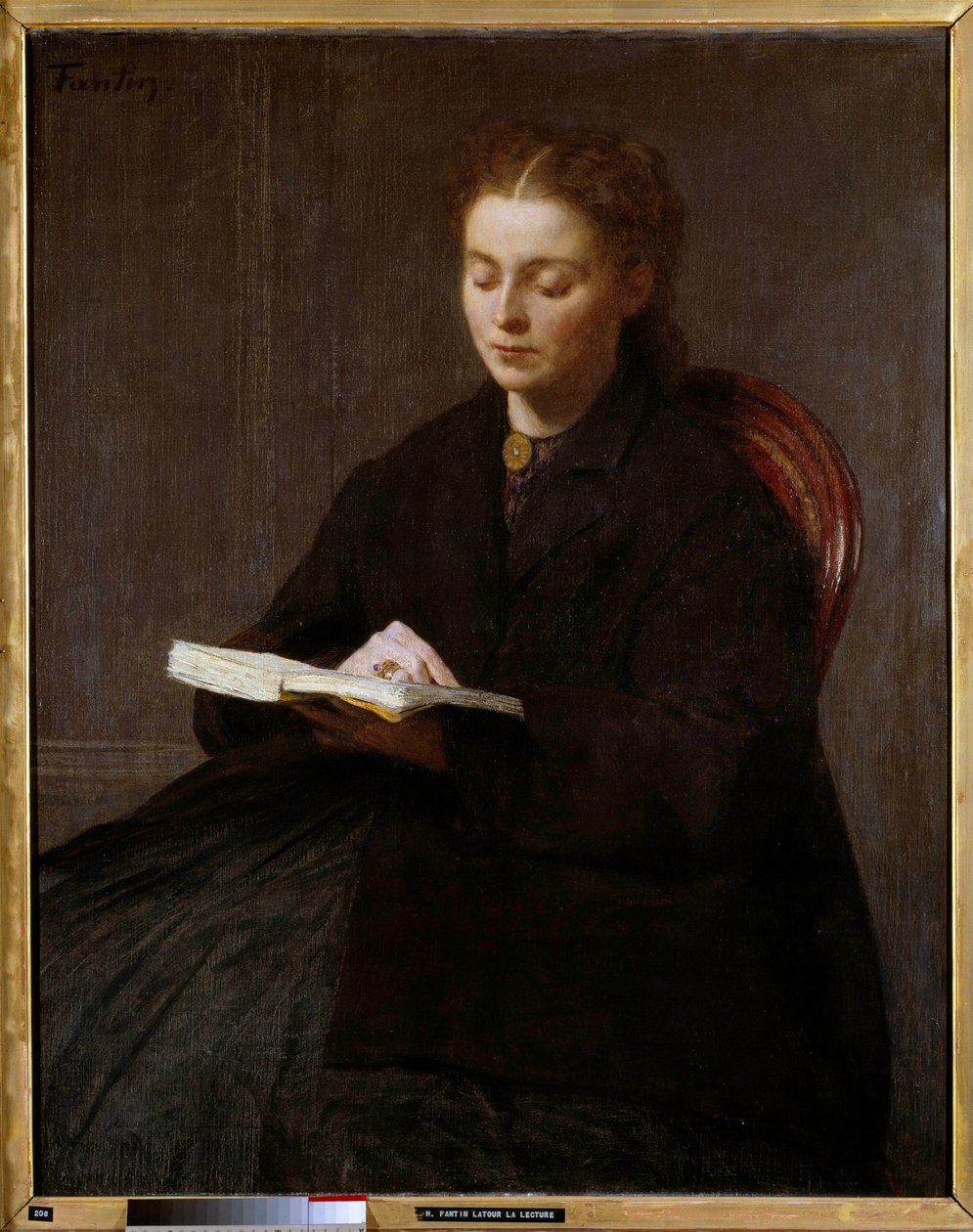 Henri Fantin Latour Olvasófestménye (Fantin-Latour alkotó: Ignace Henri Jean Fantin Latour