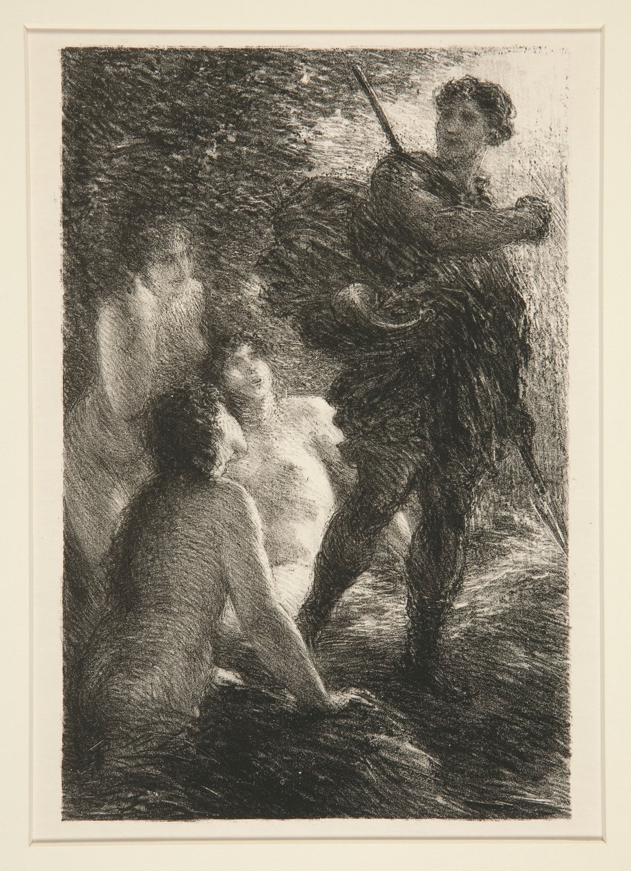 Az istenek alkonya: III. felvonás, Siegfried és a rajnai lányok alkotó: Ignace Henri Jean Fantin Latour
