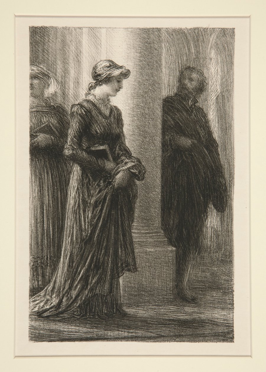 A nürnbergi mesterénekesek: I. felvonás, Walther találkozója és alkotó: Ignace Henri Jean Fantin Latour