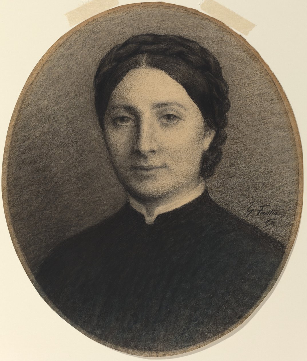 Madame Ditte, 1867. alkotó: Ignace Henri Jean Fantin Latour