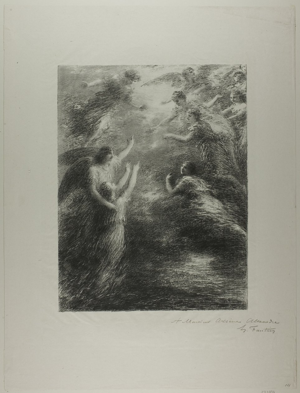Paradicsom és Peri: Finale alkotó: Ignace Henri Jean Fantin Latour
