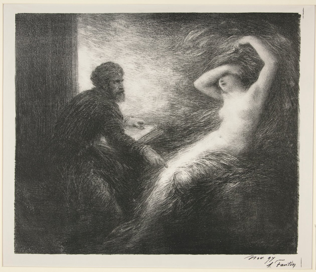 Parsifal: II. felvonás. Kundry felidézése alkotó: Ignace Henri Jean Fantin Latour