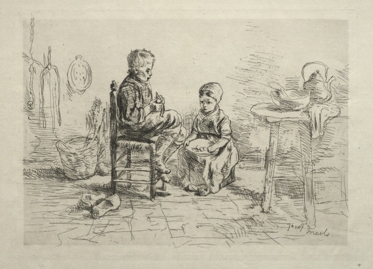 Burgonya hámozása alkotó: Ignace Henri Jean Fantin Latour