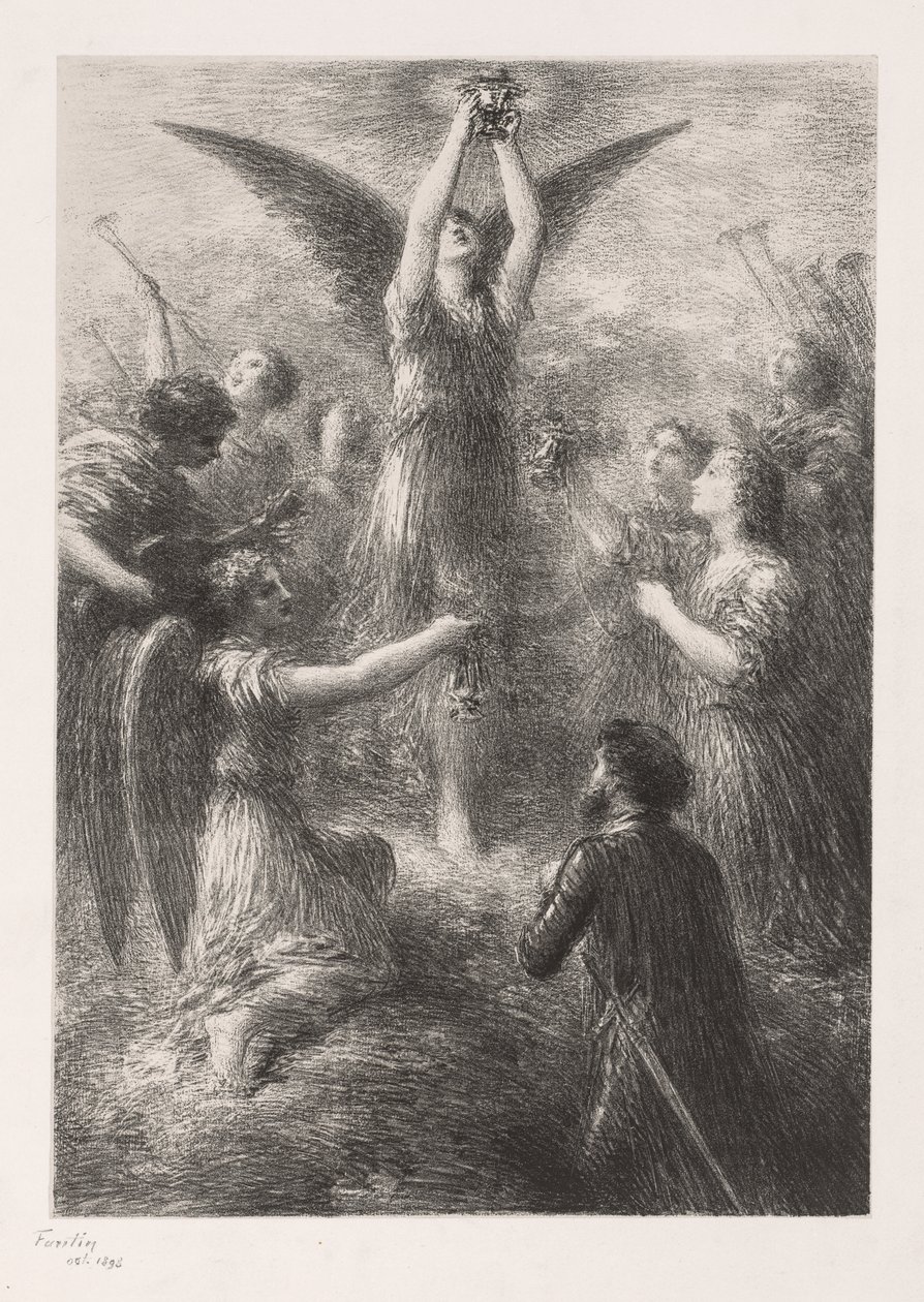 A Lohengrin előjátéka alkotó: Ignace Henri Jean Fantin Latour