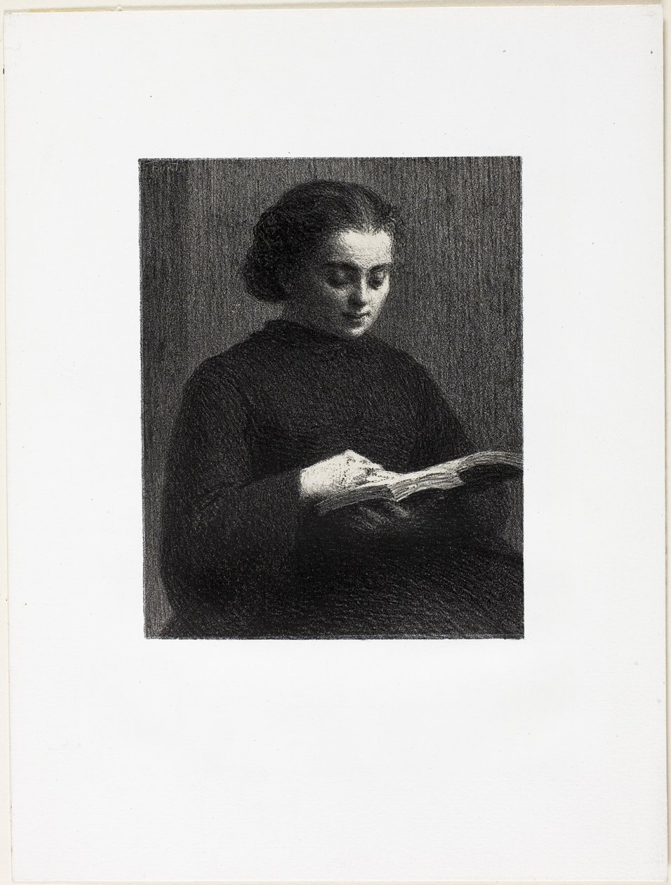 Olvasás alkotó: Ignace Henri Jean Fantin Latour