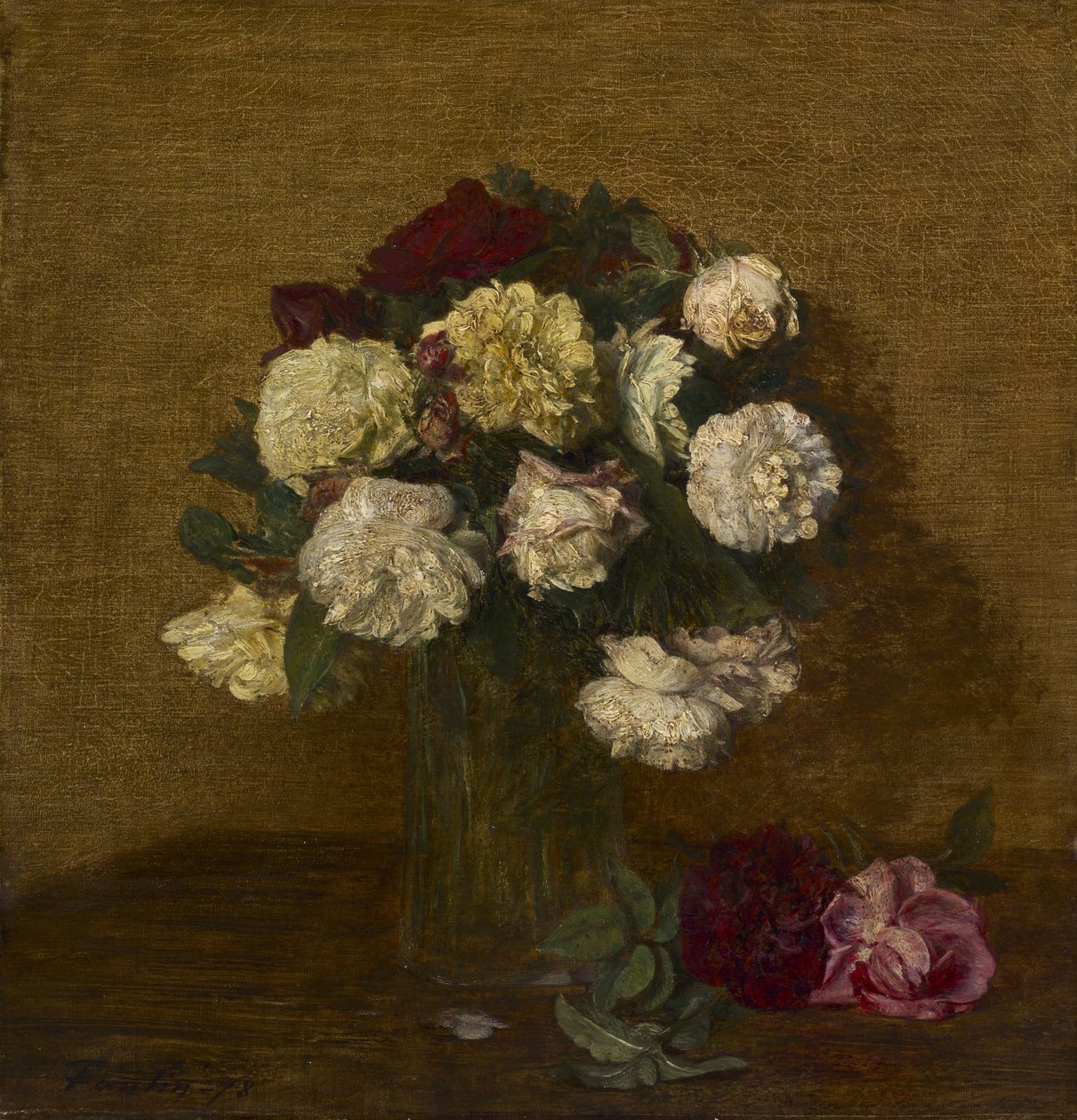 Rózsák vázában, 1878 alkotó: Ignace Henri Jean Fantin Latour