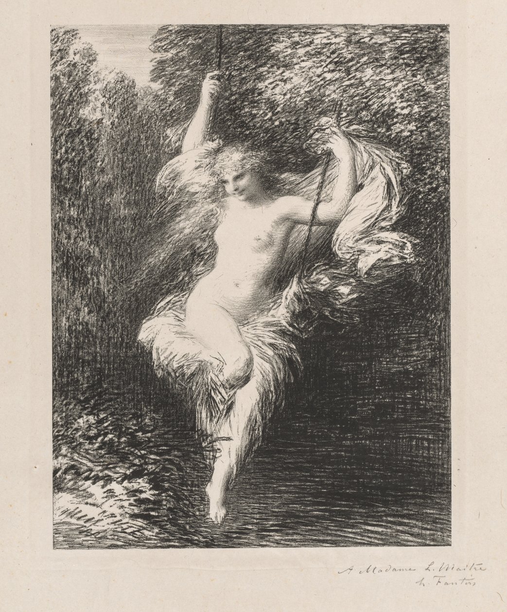 Sára fürdőző alkotó: Ignace Henri Jean Fantin Latour