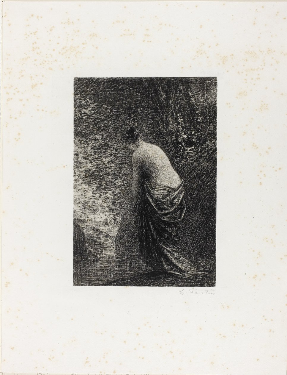 Álló fürdőző alkotó: Ignace Henri Jean Fantin Latour