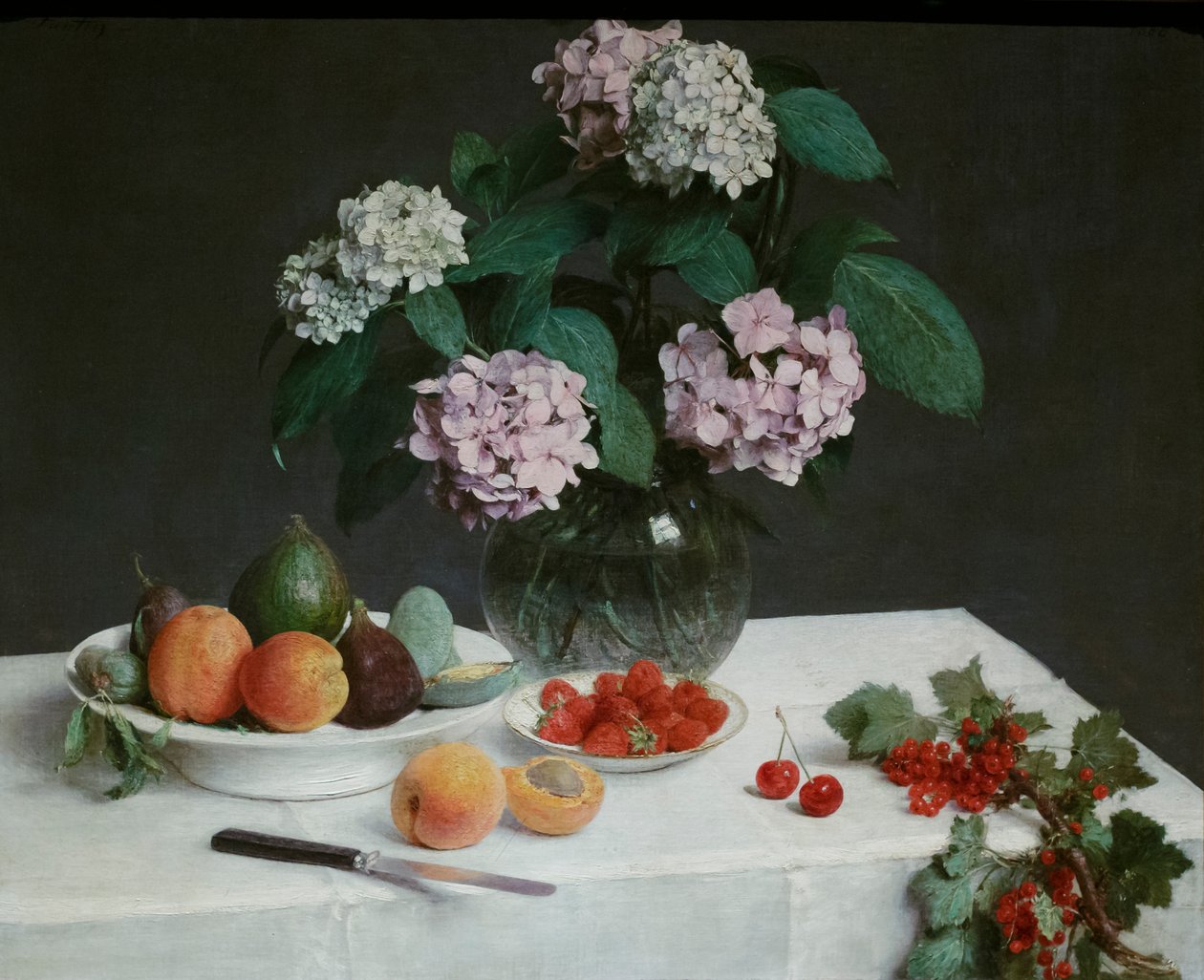 Csendélet, vagy la table garnie alkotó: Henri Fantin Latour