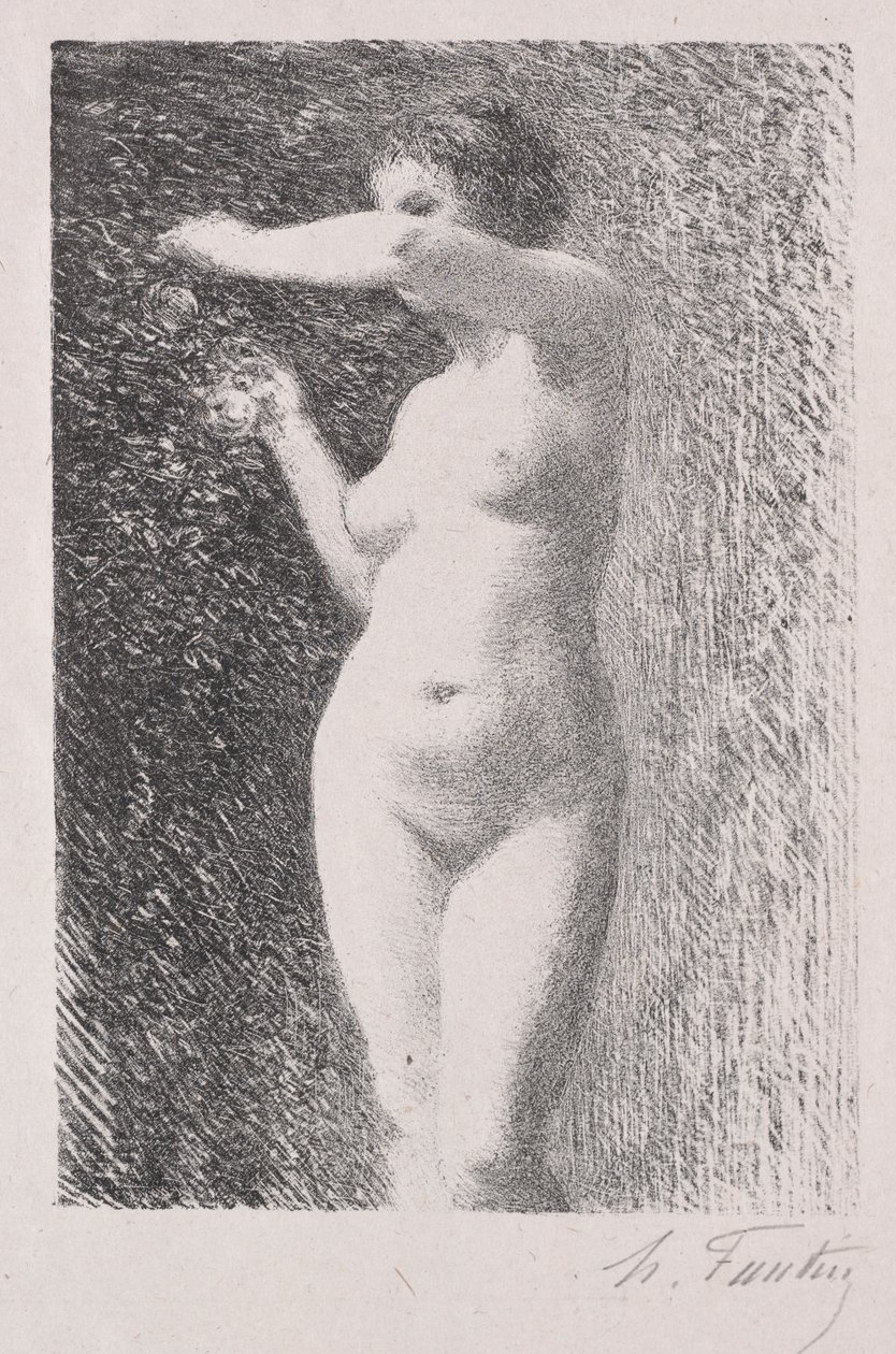 Tanulmány Évának alkotó: Ignace Henri Jean Fantin Latour