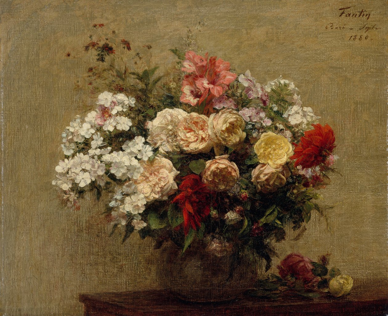 Nyári virágok, 1880. alkotó: Ignace Henri Jean Fantin Latour