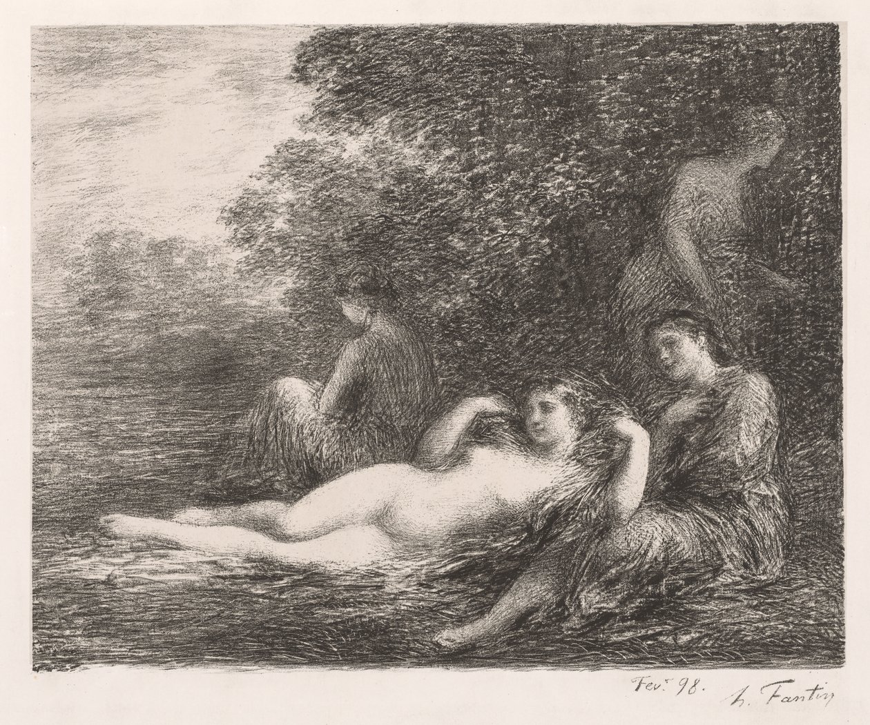 A fürdőzők alkotó: Ignace Henri Jean Fantin Latour