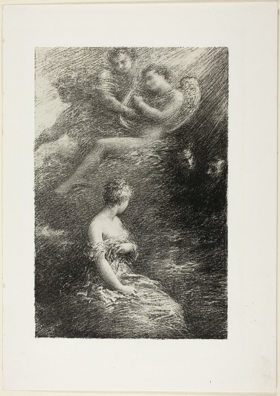Faust kárhozata: Marguerite megjelenése alkotó: Ignace Henri Jean Fantin Latour