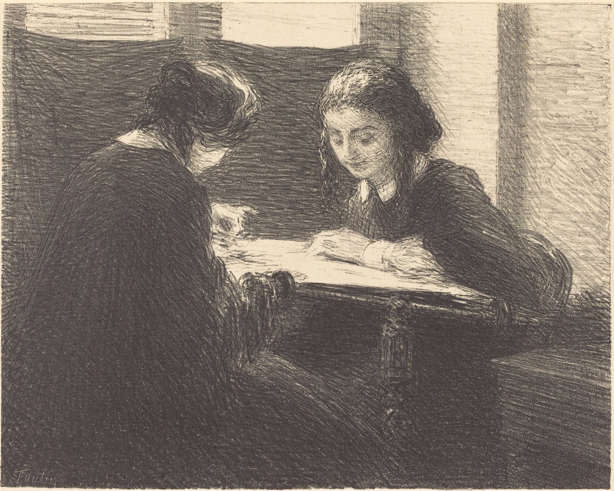 A hímzők alkotó: Ignace Henri Jean Fantin Latour
