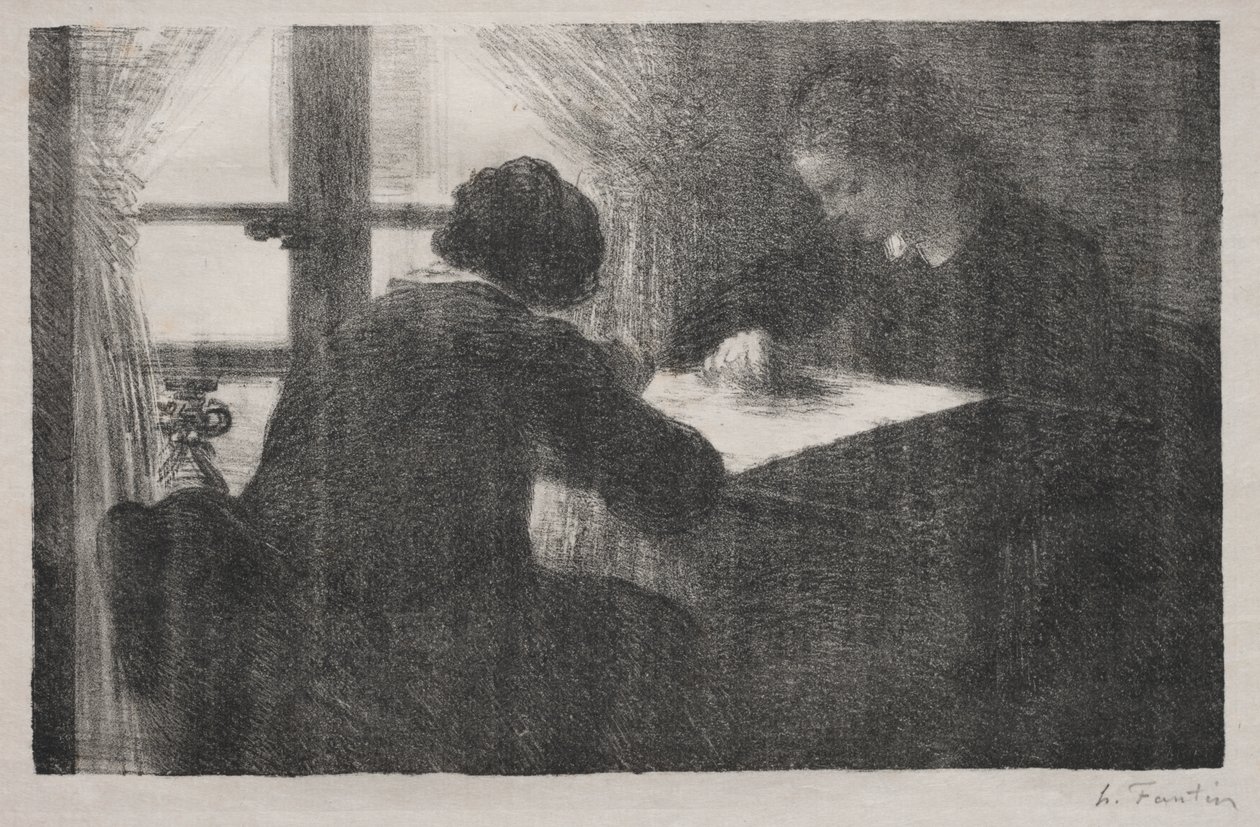 A hímzők alkotó: Ignace Henri Jean Fantin Latour