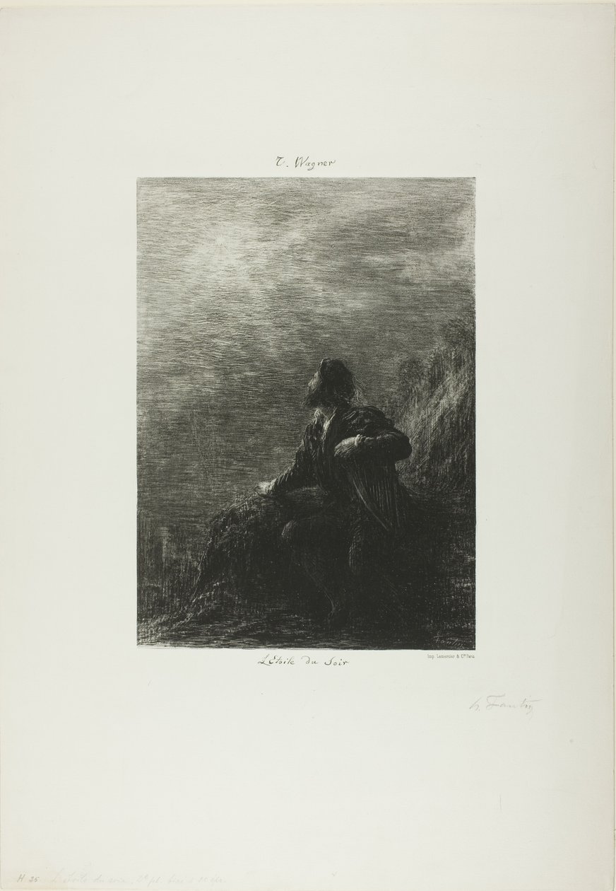 Az Estcsillag, második lemez alkotó: Ignace Henri Jean Fantin Latour