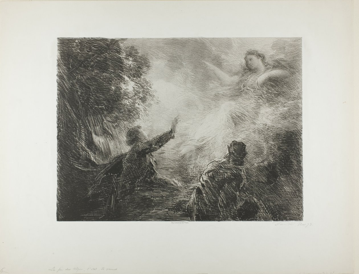 Az Alpok tündére, első lemez alkotó: Ignace Henri Jean Fantin Latour