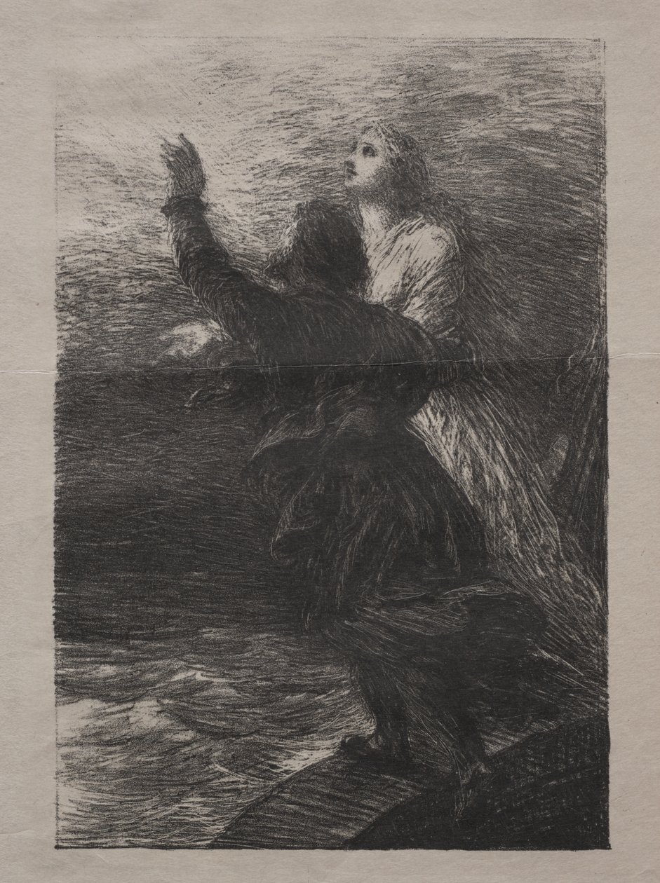 A repülő holland: III. felvonás, A Center és a holland extázisa alkotó: Ignace Henri Jean Fantin Latour