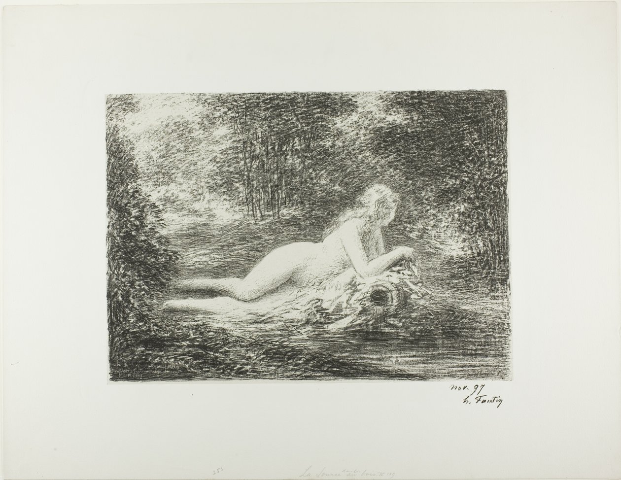Tavasz az erdőben alkotó: Ignace Henri Jean Fantin Latour