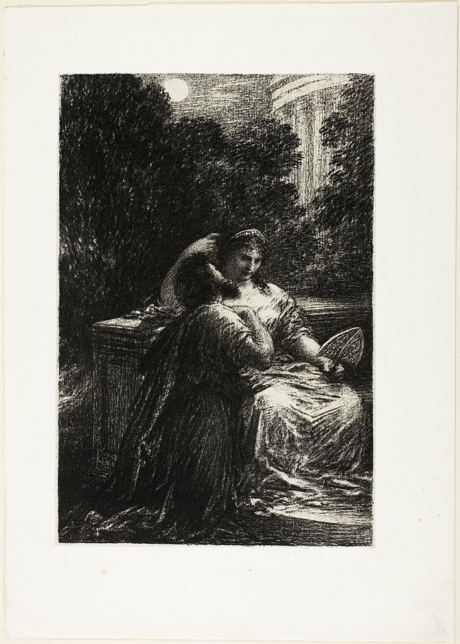 A trójaiak Karthágóban: III. felvonás, Szerelmi Duett alkotó: Ignace Henri Jean Fantin Latour