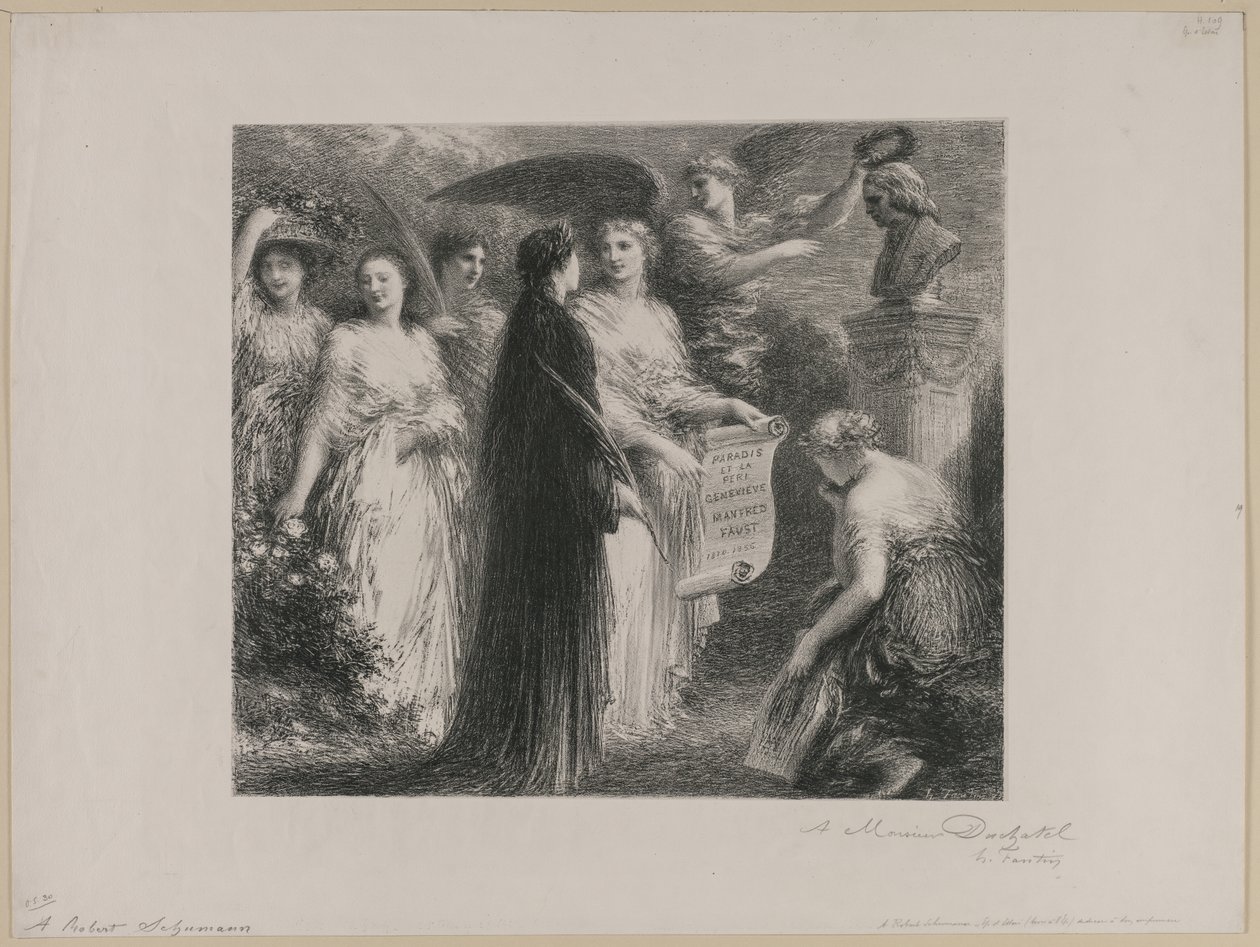Robert Schumannnak alkotó: Ignace Henri Jean Fantin Latour