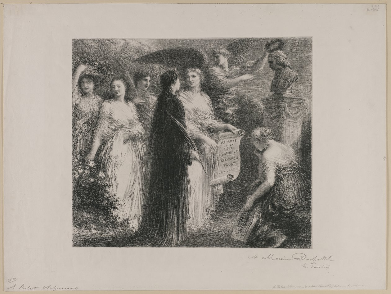 Robert Schumannnak, 1894. alkotó: Ignace Henri Jean Fantin Latour
