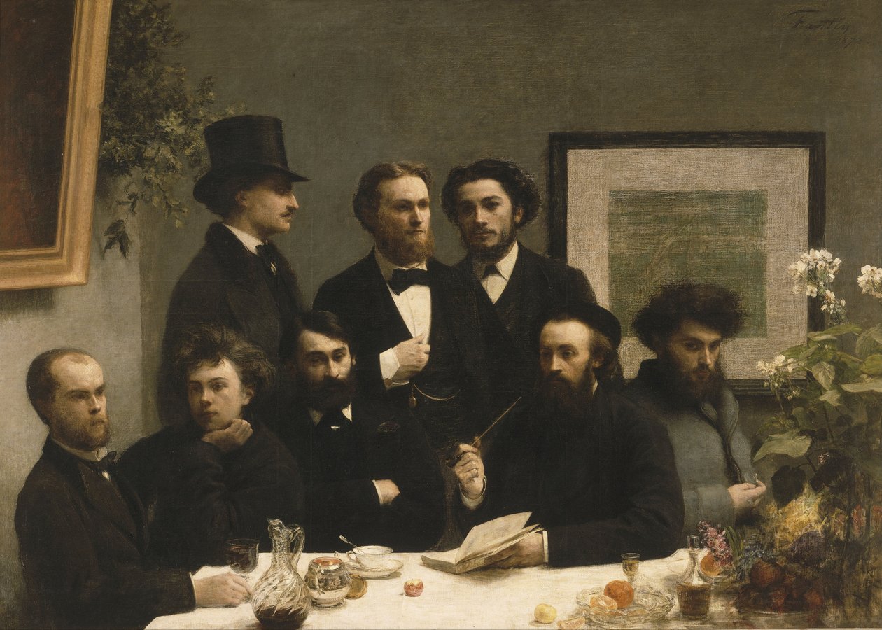 Az asztal egyik sarka alkotó: Henri Fantin Latour