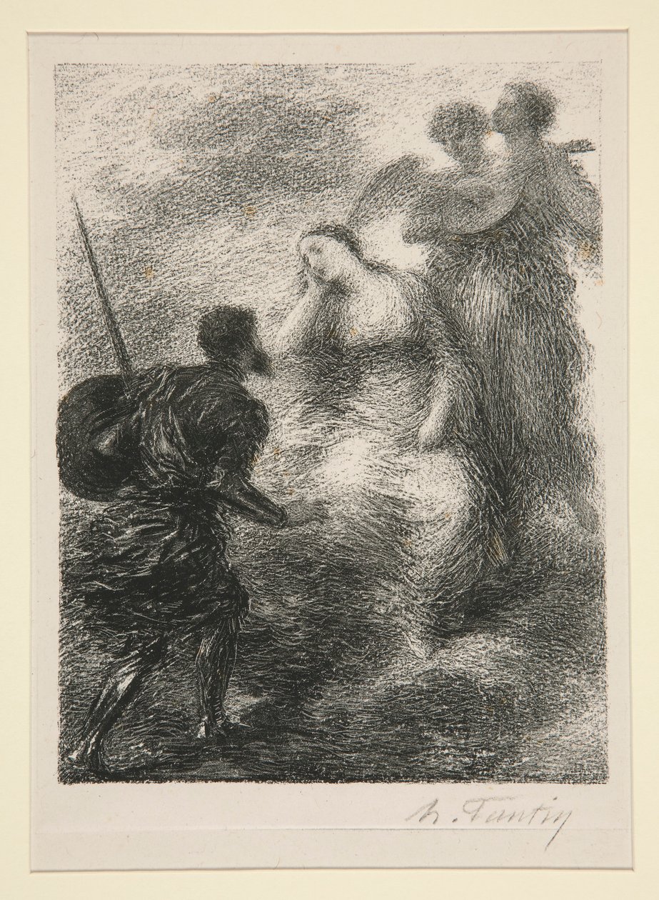 Oberon látomása alkotó: Ignace Henri Jean Fantin Latour