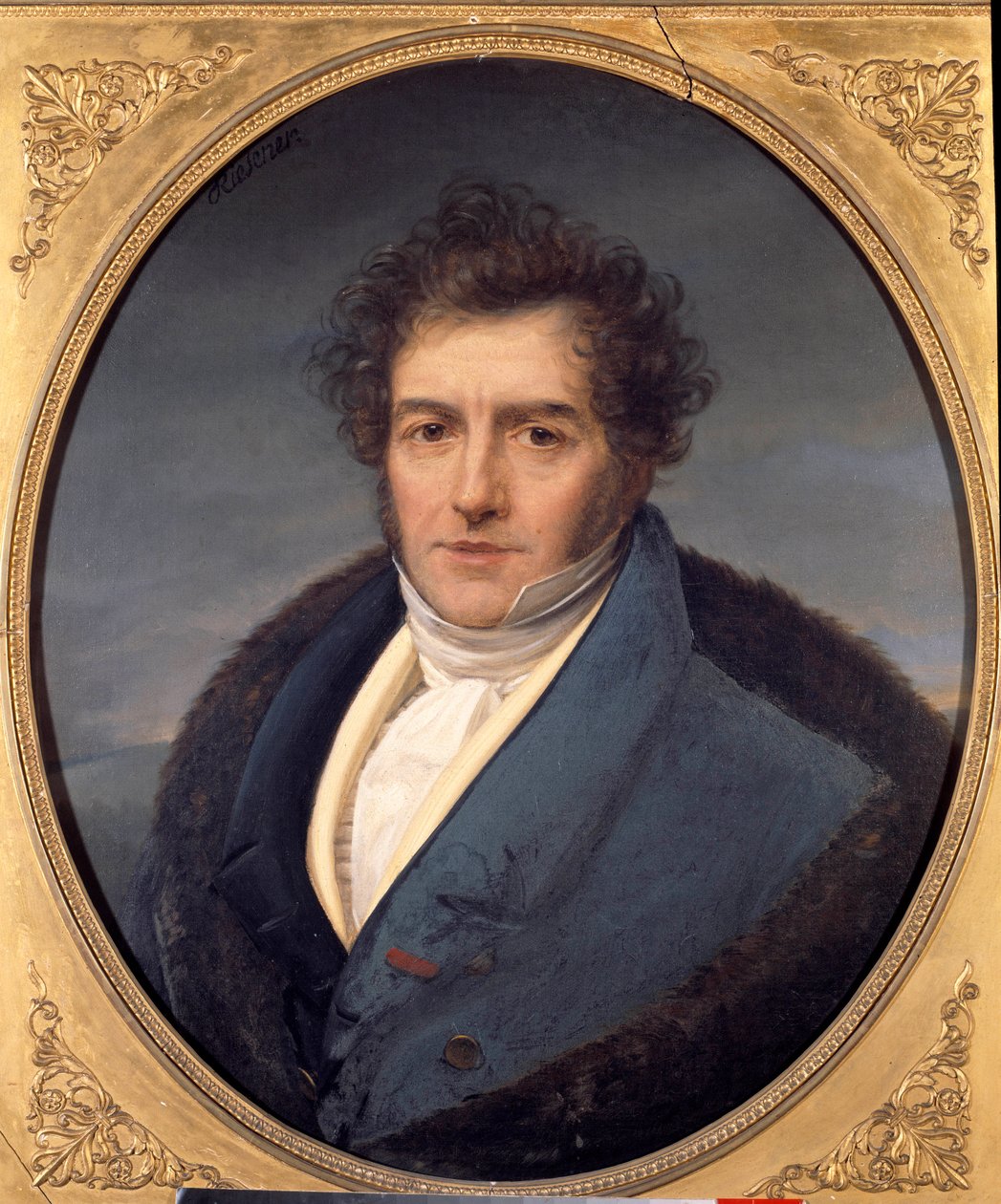 Francois Adrien Boieldieu (1755-1834) francia zeneszerző portréja. Henri Francois Riesener (1767-1828) festménye alkotó: Henri Francois Riesener