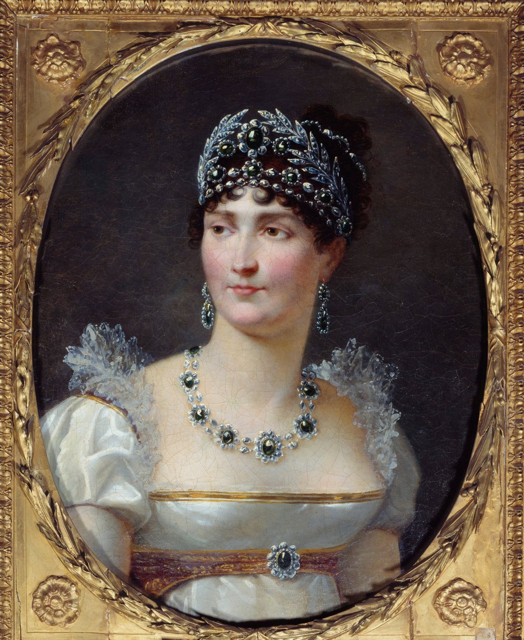 Josephine de Beauharnais (1763-1814) impresszum portréja Henri Francois Riesener (1767-1828) festménye 1806 Malmaison, kastélymúzeum alkotó: Henri Francois Riesener