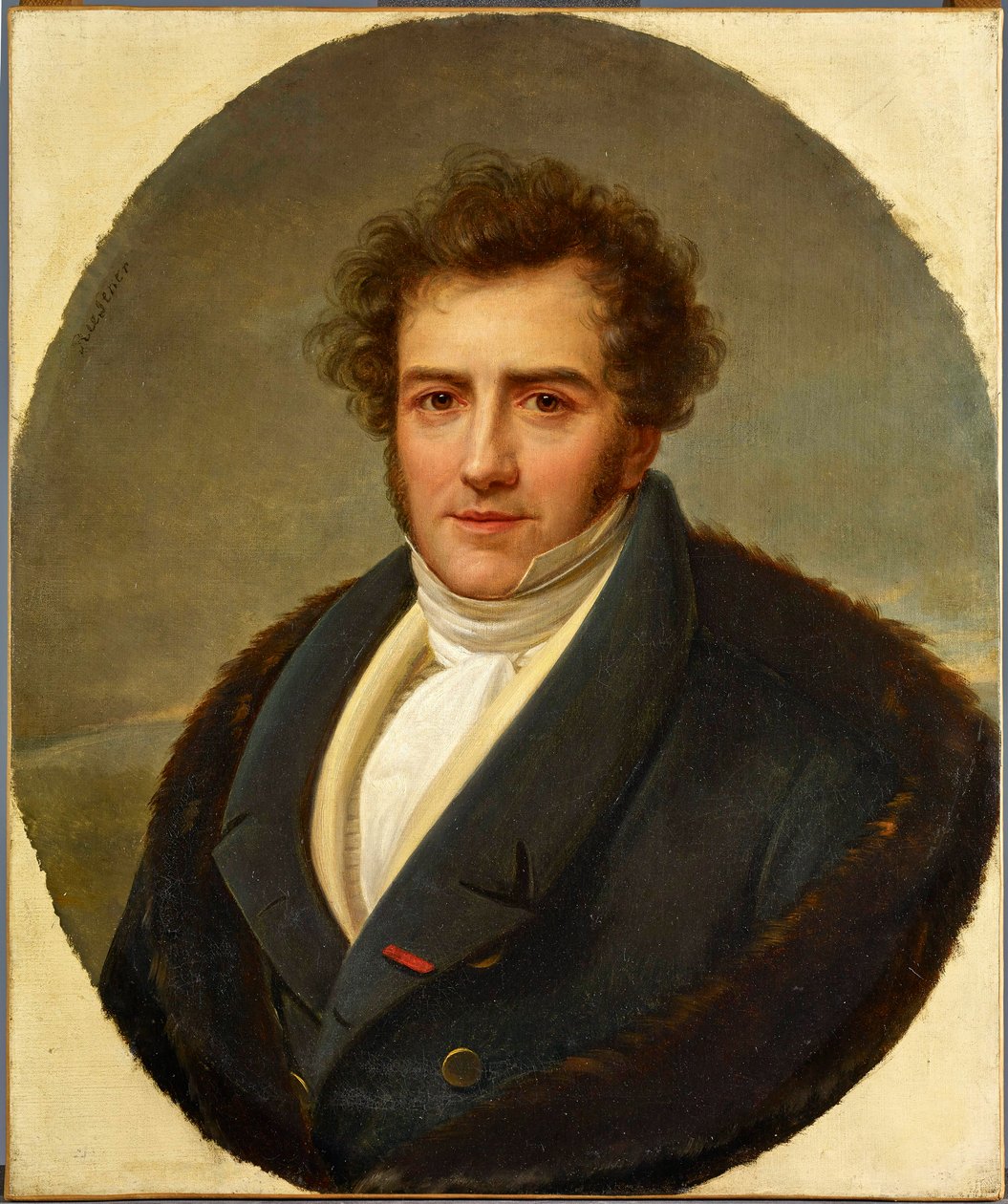 Francois-Adrien Boieldieu (1775-1834) zeneszerző portréja, Riesener, Henri-Francoiss (1767-1828). Olajfestmény. Philharmonie de Paris alkotó: Henri Francois Riesener