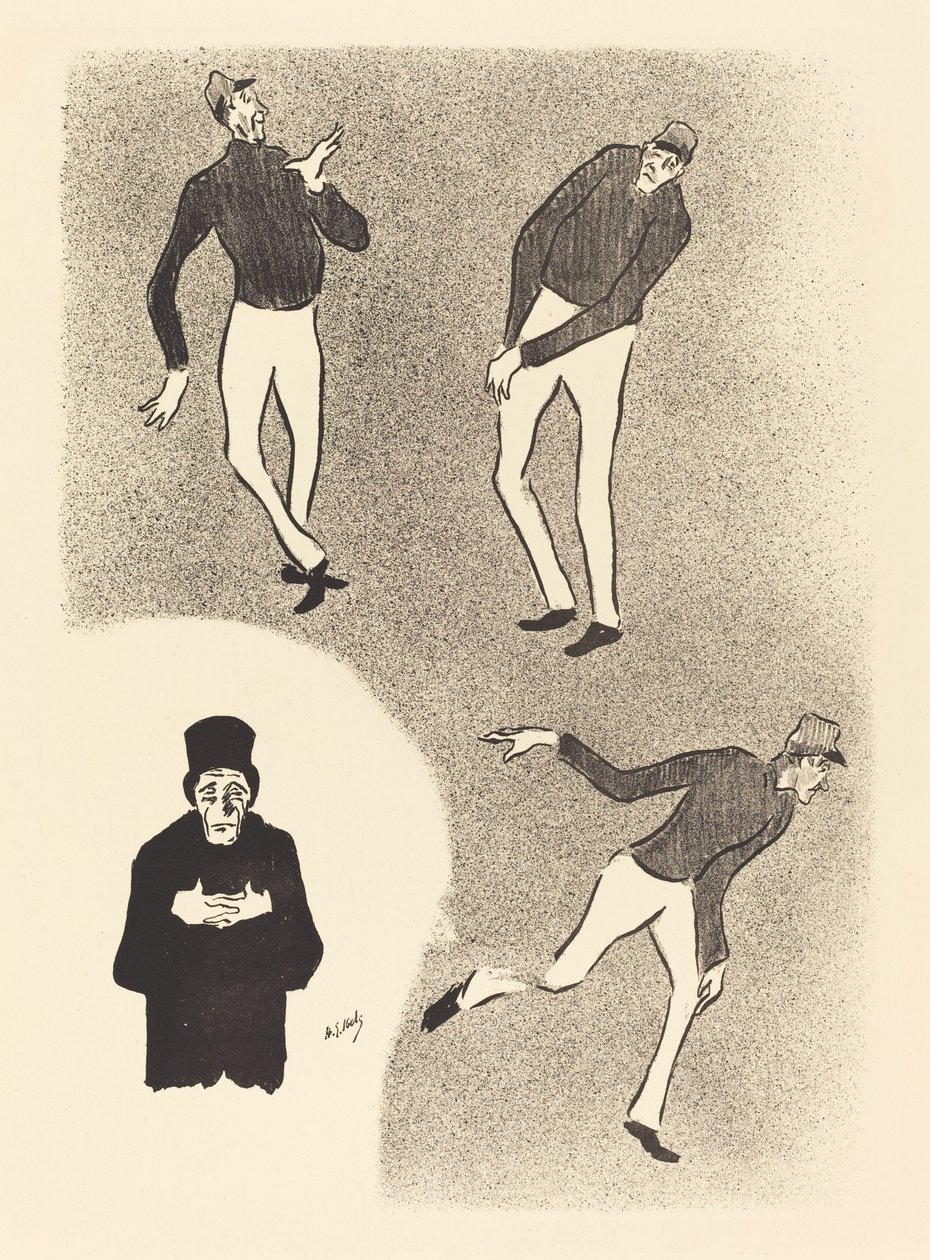 Bohócok alkotó: Henri Gabriel Ibels