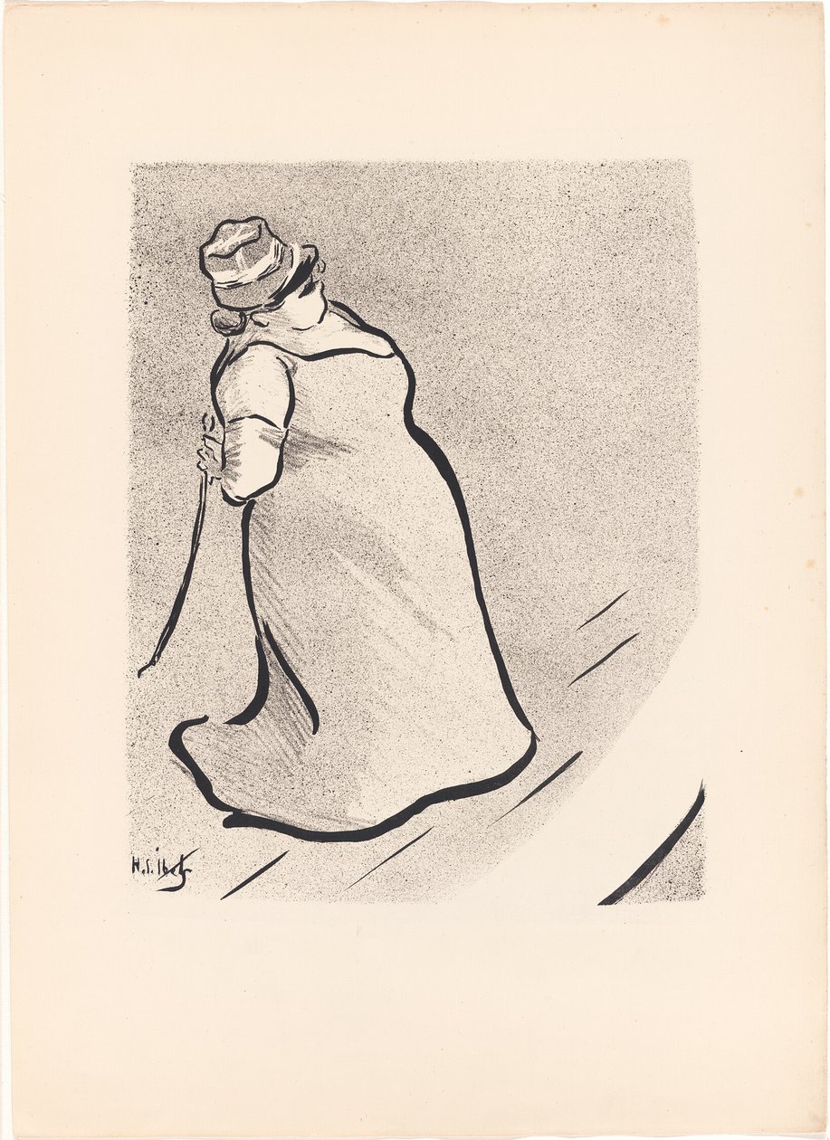Jeanne Bloch, a Le Café-Concertből alkotó: Henri Gabriel Ibels