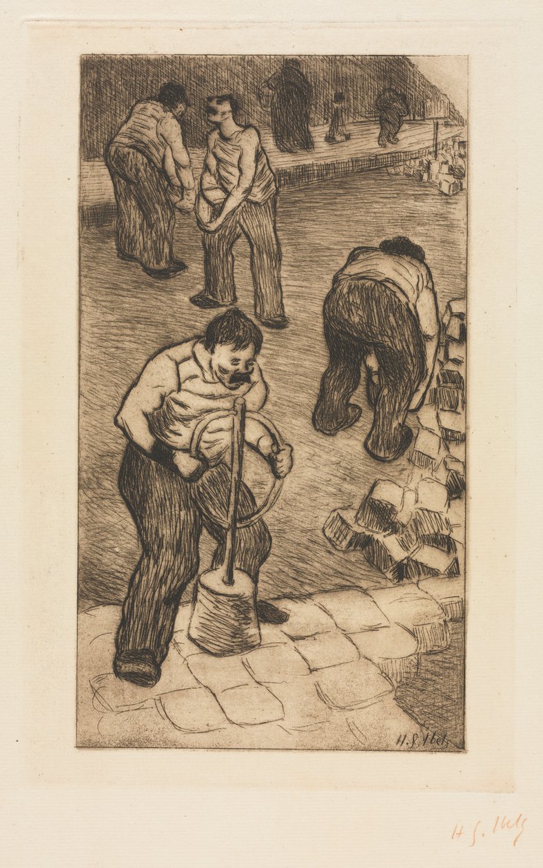 A Street Pavers alkotó: Henri Gabriel Ibels