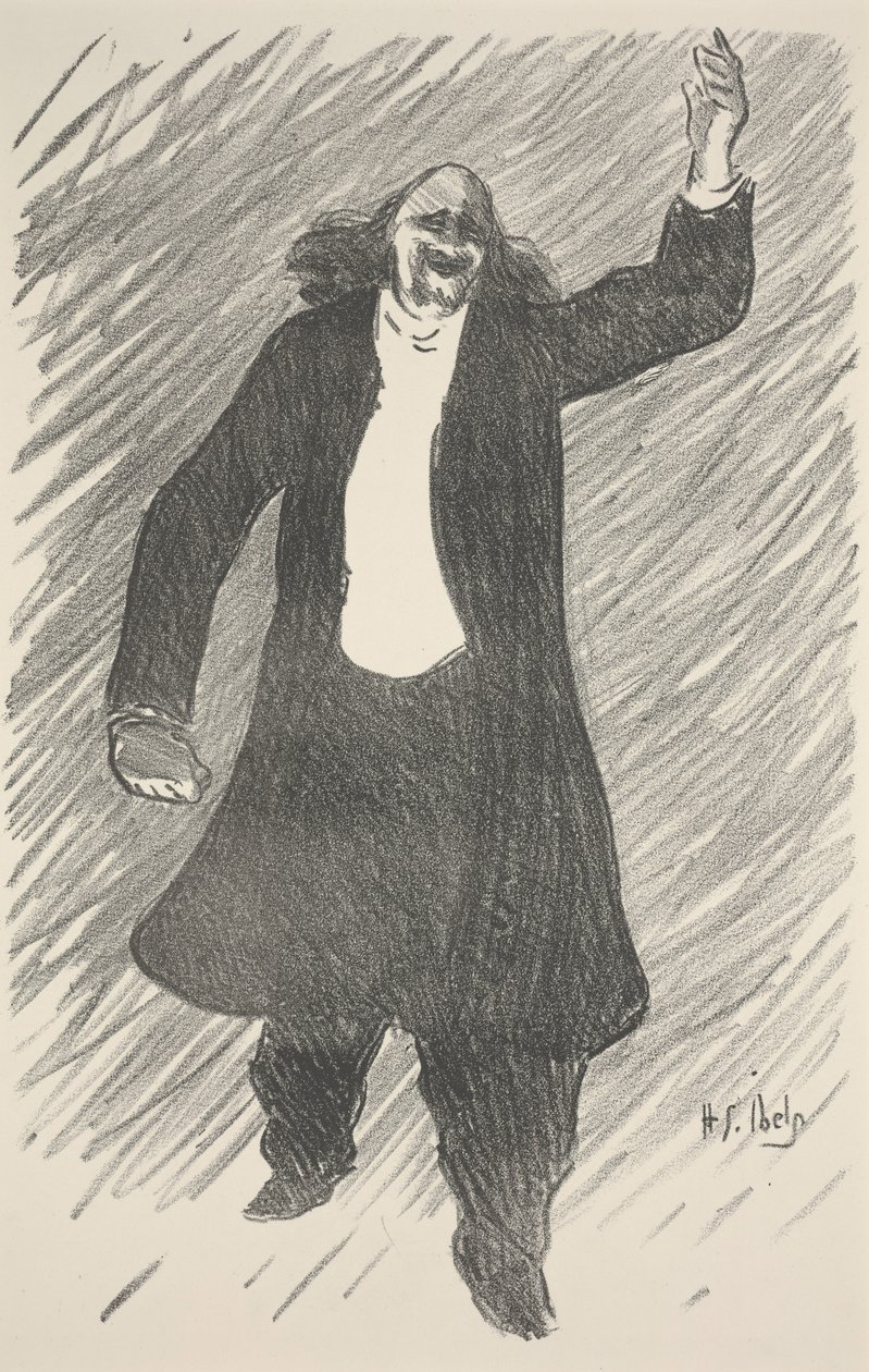 Cím nélkül (litográfia) alkotó: Henri Gabriel Ibels
