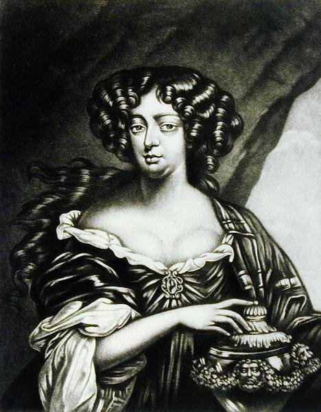 Lady Sophia Bulkeley (fl.1688) portréja, amelyet Robert Dunkarton (1744-1817 körül) vésett az Illustrious Characters in British History-ból (mezzotint) alkotó: Henri Gascard
