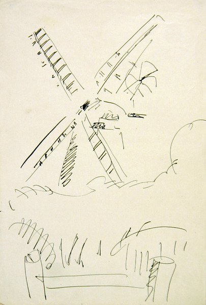 Szélmalom alkotó: Henri Gaudier Brzeska