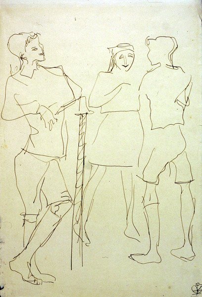 Gyerekek a parkban alkotó: Henri Gaudier Brzeska