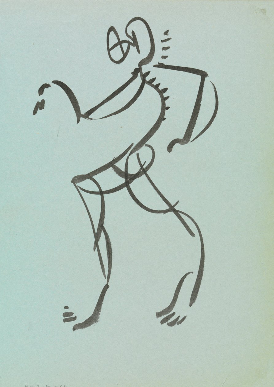 Táncoló figura alkotó: Henri Gaudier Brzeska