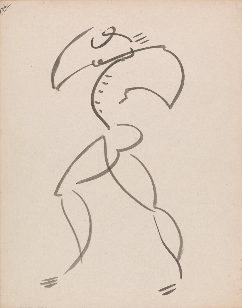 Táncoló figura alkotó: Henri Gaudier Brzeska
