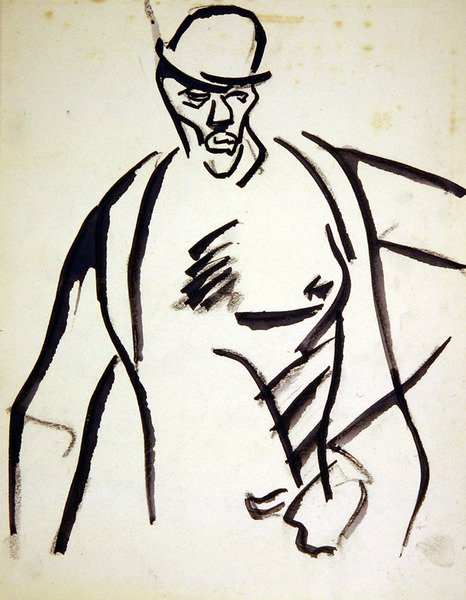 Férfi Bowler Hatban alkotó: Henri Gaudier Brzeska
