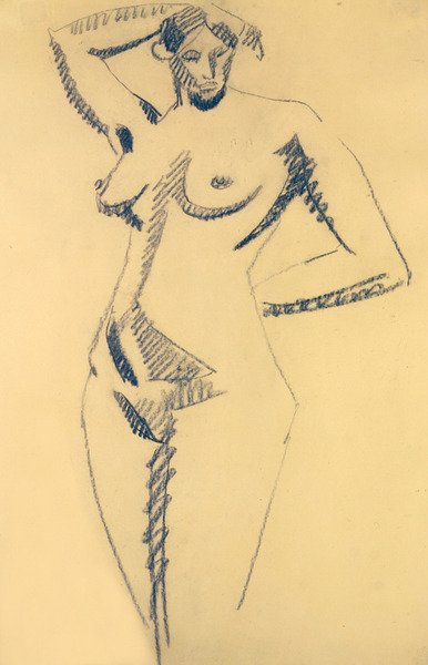 Szobrászati női akt alkotó: Henri Gaudier Brzeska