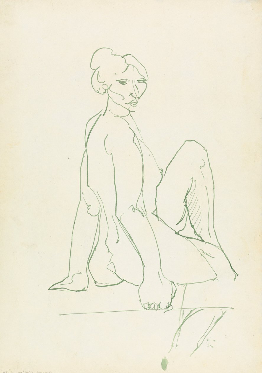 Ülő női alak alkotó: Henri Gaudier Brzeska