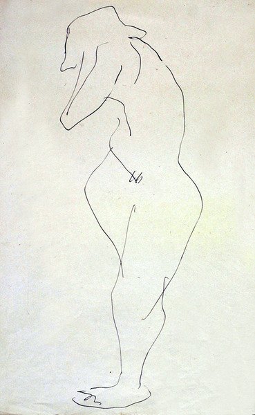 Sophie Nude, elfordulva alkotó: Henri Gaudier Brzeska