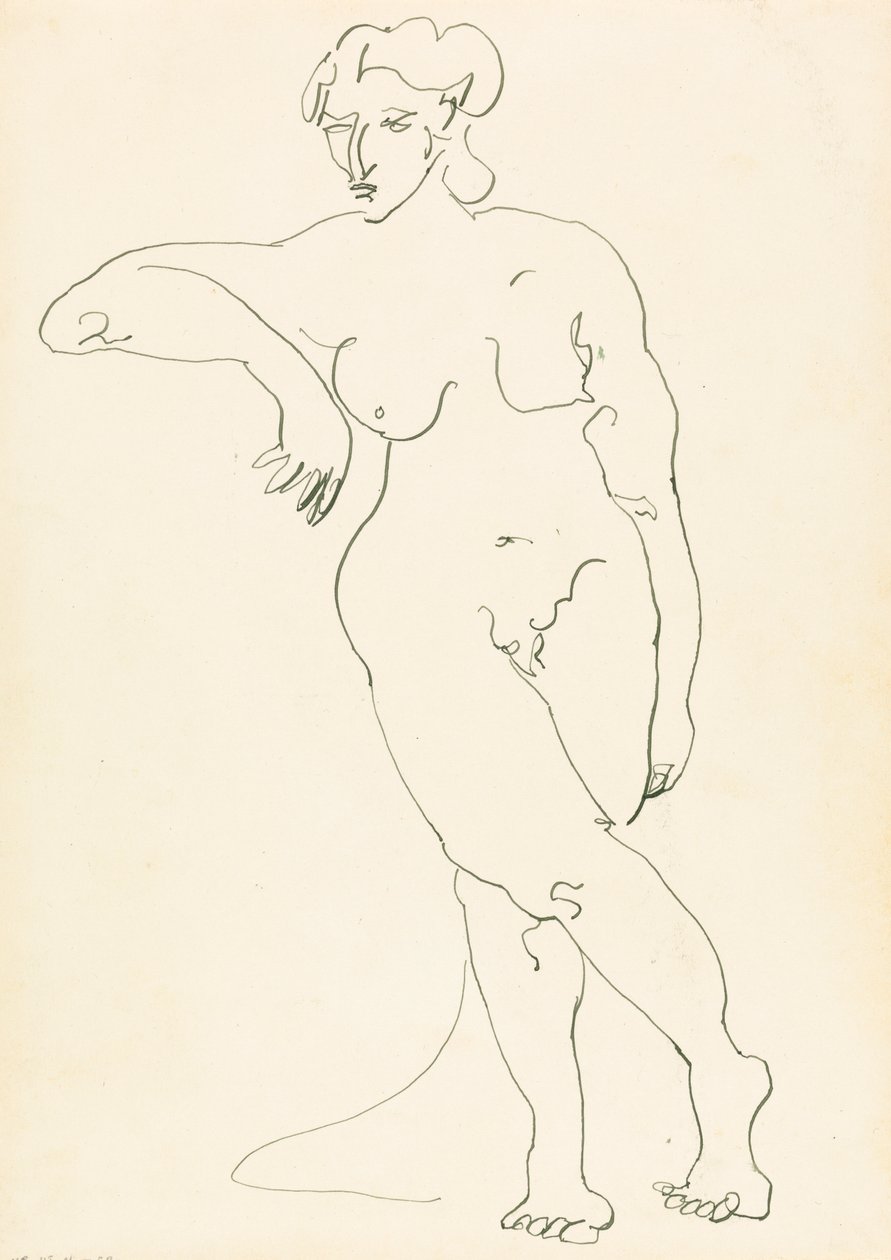 Álló női alak alkotó: Henri Gaudier Brzeska