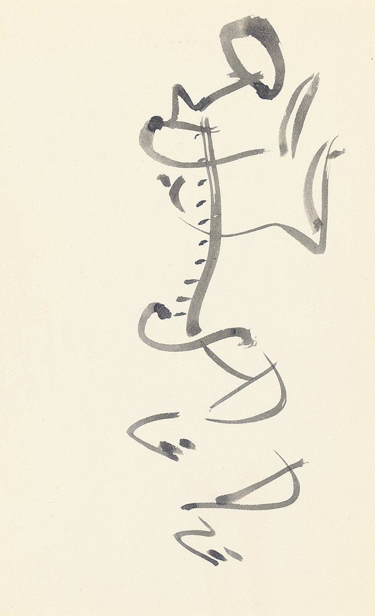 Tanulmány a "Red Stone Dancer" számára, 1914 alkotó: Henri Gaudier Brzeska
