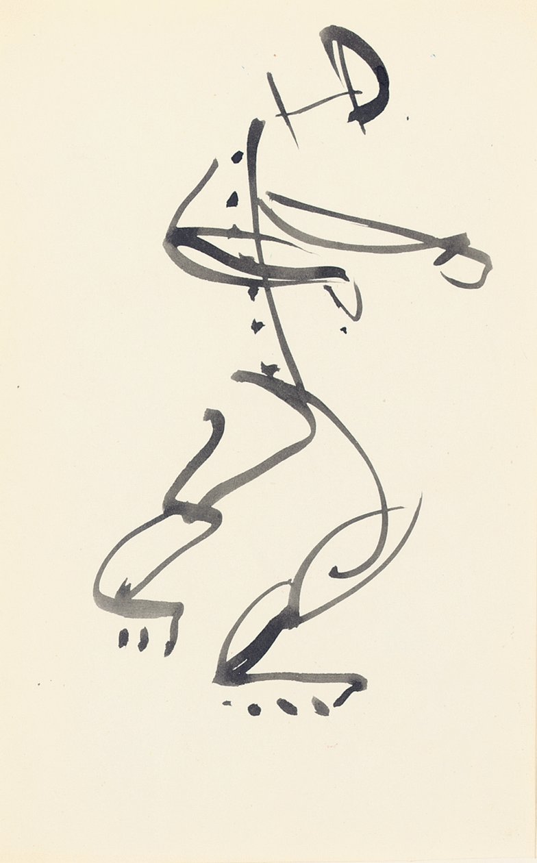 Tanulmány a "Red Stone Dancer" számára, 1914 alkotó: Henri Gaudier Brzeska